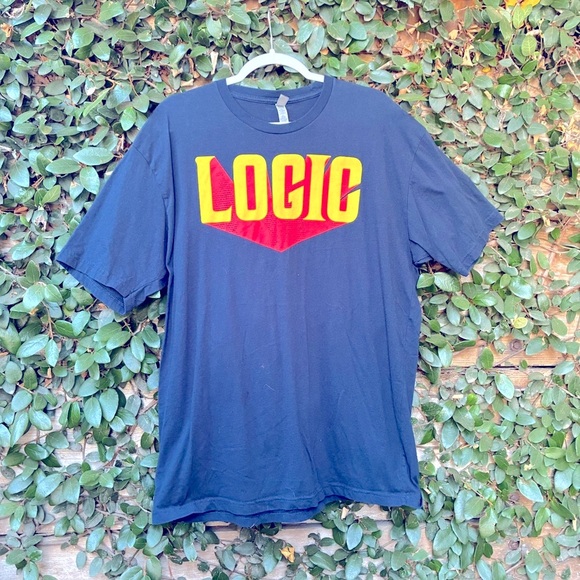 Logic 2019 Tour Merchandise Graphic Navy T-Shirt - XL - Picture 1 of 6